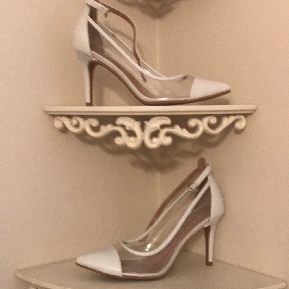 Chinese laundry white heels